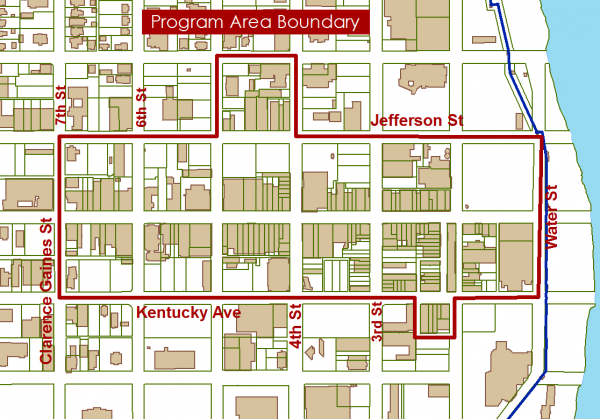Roof stabilization area map